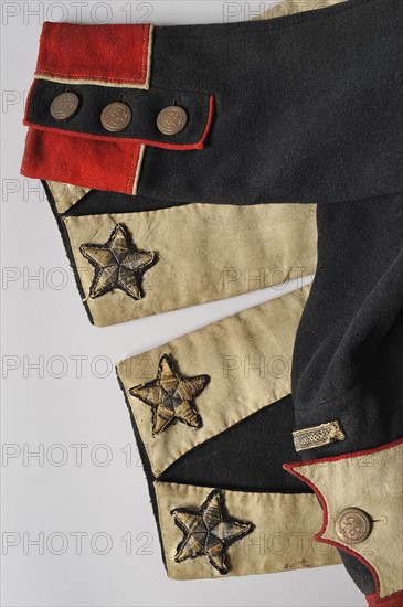 Uniforme d'Officier d'Infanterie Légère (détail)