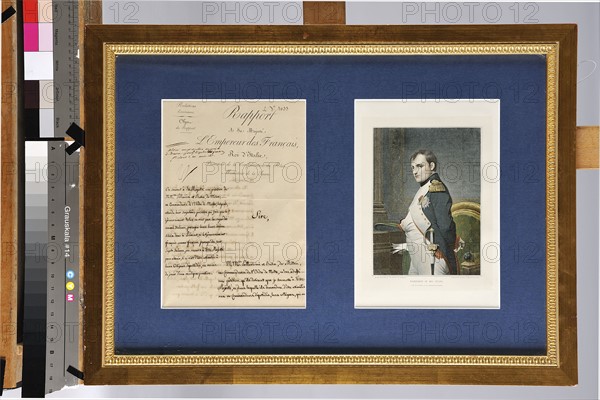Rapport et portrait de Napoléon 1er