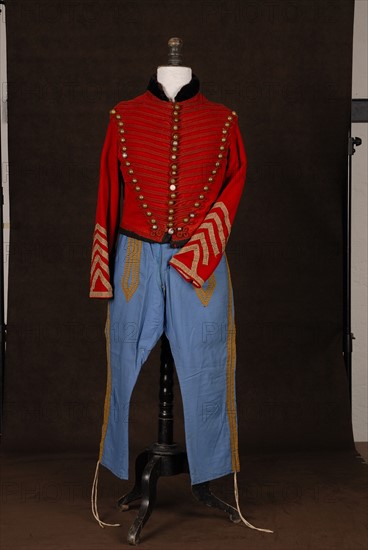 Theatrical costume : soldier costume, 1st french Empire style