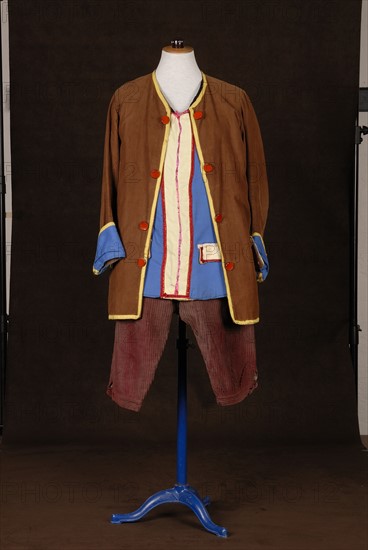 Costume de théâtre : costume de manant style Louis XV