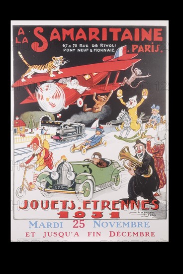 Affiche de Noël de La Samaritaine, 1931