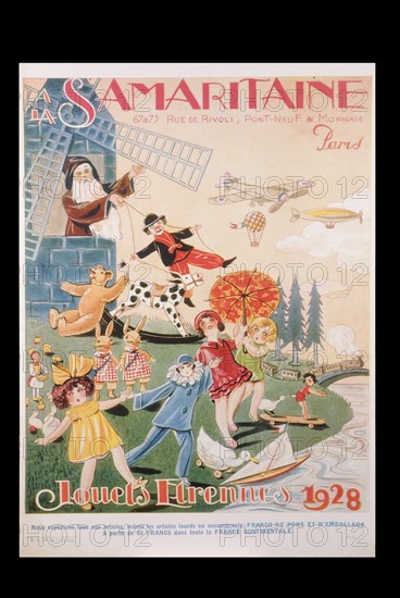 Affiche de Noël de La Samaritaine, 1928