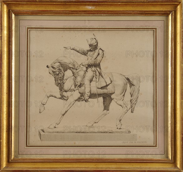 Valentin, Equestrian statue of Napoleon I, emperor of the French