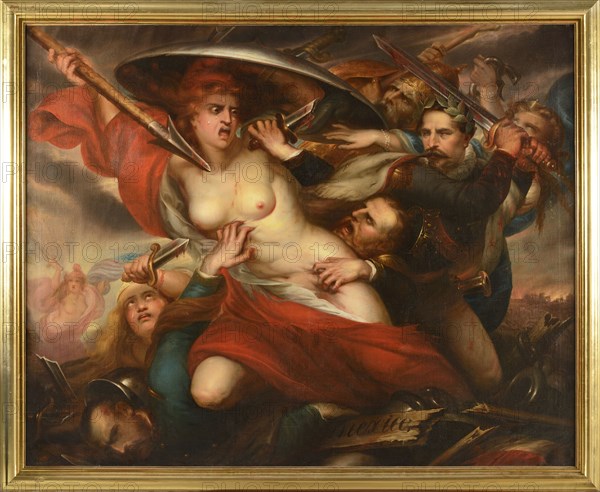 Bologna School, Allegory of the Conquest of Mexico