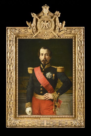 Colin, Portrait de Sa Majesté l'Empereur Napoléon III en uniforme de général