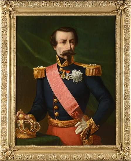 Horace Vernet (school), L'Empereur Napoléon III
The French Emperor Napoleon III
ca. 1852
oil on canvas, 74 x 93.5 cm
Former Christopher Forbes collection
Private collection