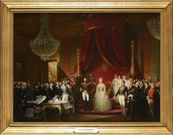 Court, La commission du Musée Napoléon présente à leurs Majestés impériales