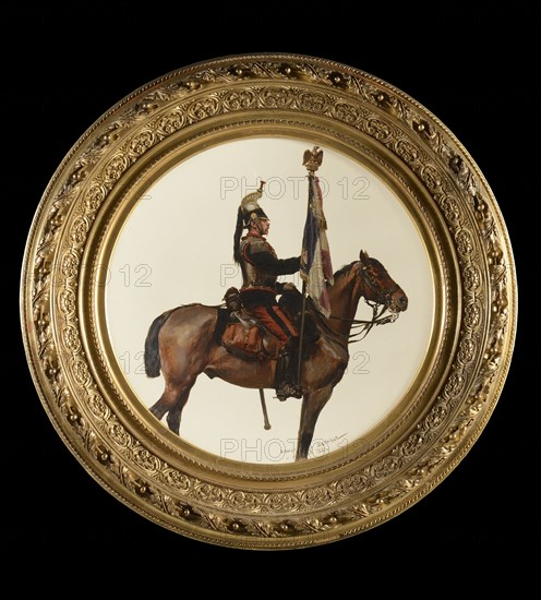 Detaillle, Cuirassier porte-étendard