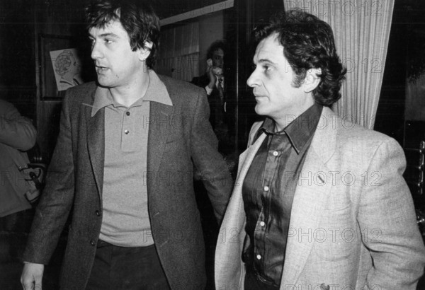 Robert Deniro & Joe Pesci from Raging Bull arrive at Sardis Restaurant in New York City for the NY F