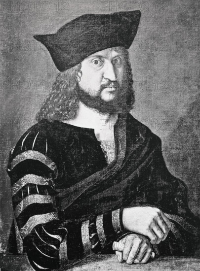 Friedrich III., auch bekannt als Friedrich der Weise, war Kurfürst von Sachsen, Historisch, digital restaurierte Reprodu