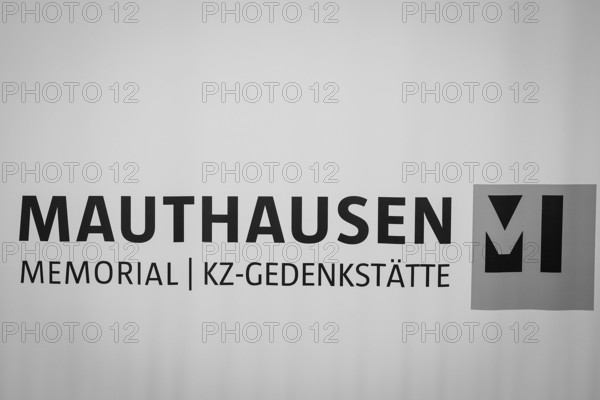 24.06.2023, xovx, Politik, Konzentrationslager Mauthausen / Österreich Logo der KZ-Gedenkstätte des Konzentrationslager