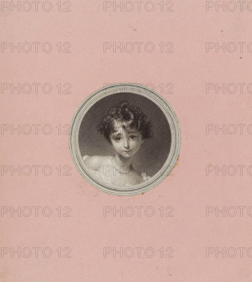 Ada, a portrait of a young lady. Lawrence, Thomas, Sir, 1769-1830. 1830. Portraits, Prints, Clippings. Carl H. Pforzheim