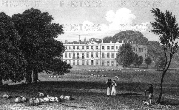 Bildnummer: 55862577 Datum: 01.01.1829 Copyright: imago/United Archives
Dogmensfield Park Hampshire the seat of Lady Mildmay 1829 Mono Print !AUFNAHMEDATUM GESCHÄTZT! kbdig 2011 quer A Portrait of Jane Austen Overs country house noblemen and gentlemen
Bildnummer 55862577 Date 01 01 1829 Copyright Imago United Archives Park Hampshire The Seat of Lady 1829 Mono Print date estimated Kbdig 2011 horizontal a Portrait of Jane Austen Overs Country House and Gentlemen