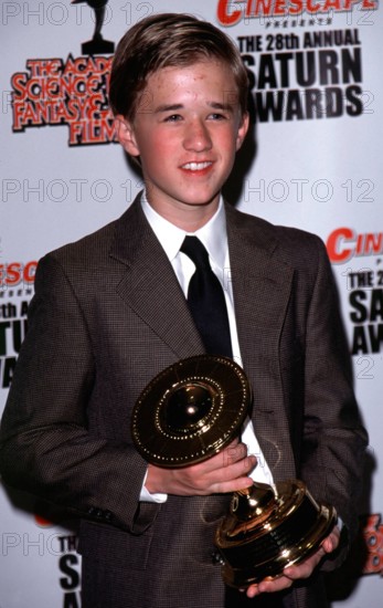 Schauspieler Haley Joel Osment USA gehörte zu den stolzen Gewinnern der 28 Annual Saturn Awards V