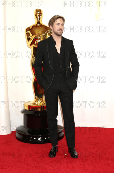 Ryan Gosling bei der Oscar Verleihung 2024 / 96th Annual Academy Awards im Dolby Theatre. Los Angeles, 10.03.2024 *** Ry