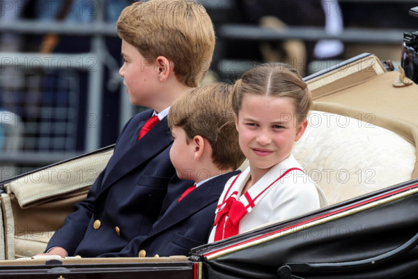 17/06/2023. London, United Kingdom. Trooping the Colour. King Charles III attends Trooping the Colour also known as The