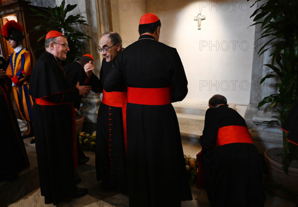 ITALY - VESPERS SERVICE INSIDE ST MARY MAJOR BASLICA IN ROME - 2025/4/27