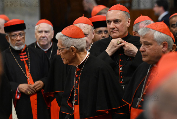 ITALY - VESPERS SERVICE INSIDE ST MARY MAJOR BASLICA IN ROME - 2025/4/27