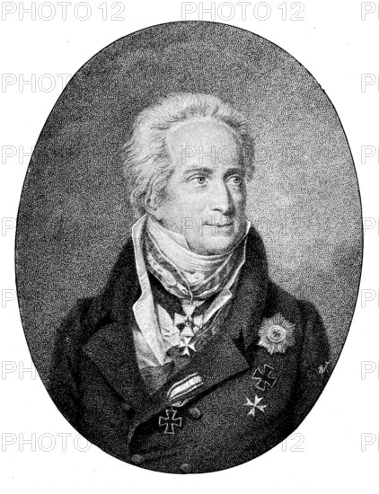 Karl August von Hardenberg, from 1814 Prince of Hardenberg, Carl August von Hardenberg, May 31, 1750 - November 26, 1822