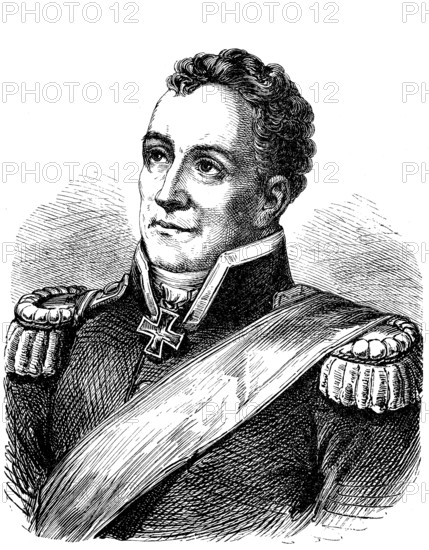 Karl August von Hardenberg, from 1814 Prince von Hardenberg, May 31, 1750 - November 26, 1822, a German statesman and re