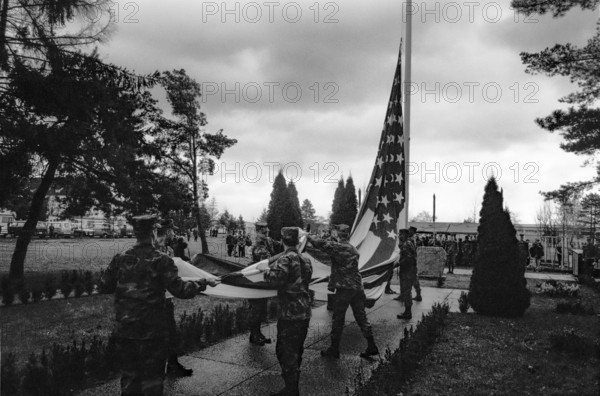 1992, geschätzt, Serie: Analogbilder der 90er Jahren aus der Herzo Base, einem Stützpunkt der Amerikanischen Armee im fr