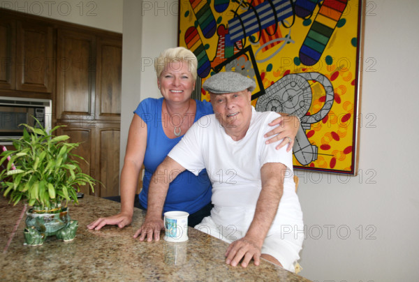 Tony Curtis at home in Las Vegas - 2008 FAM17596 Copyright: x FAMOUSx 14280540
