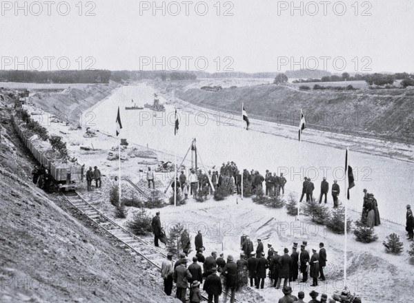 RECORD DATE NOT STATED Germany Before the First World War 1890 - 1914 Construction of the Kiel Canal, 1887 - 1895. Kais