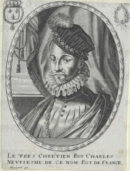 Karl Ix., King of France. Copyright: xpiemagsx ausnl080421-165596 !ACHTUNG AUFNAHMEDATUM GESCHÄTZT!
