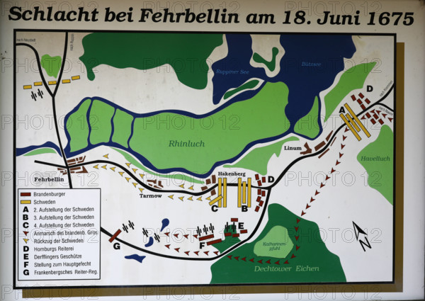 Siegessäule Hakenberg, 36 Meter hohes Denkmal in Hakenberg bei Fehrbellin. Sie erinnert an die siegreiche Schlacht bei F