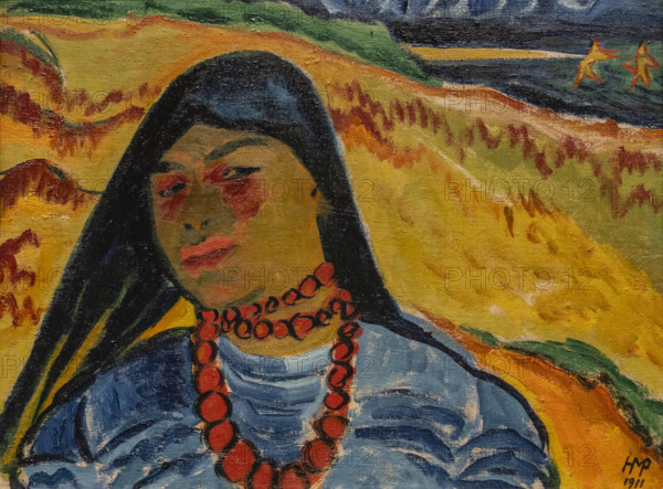 Beach at Nidden Beach at Nidden, Max Pechstein, 1911, Berlin, Federal Republic of Germany Copyright: xZoonar.com/Bartome