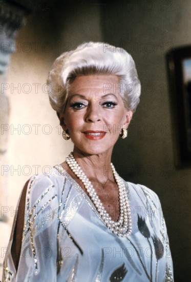 Studio Publicity Still from Falcon Crest Lana Turner circa 1982 Los Angeles CA USA PUBLICATIONxINxGE