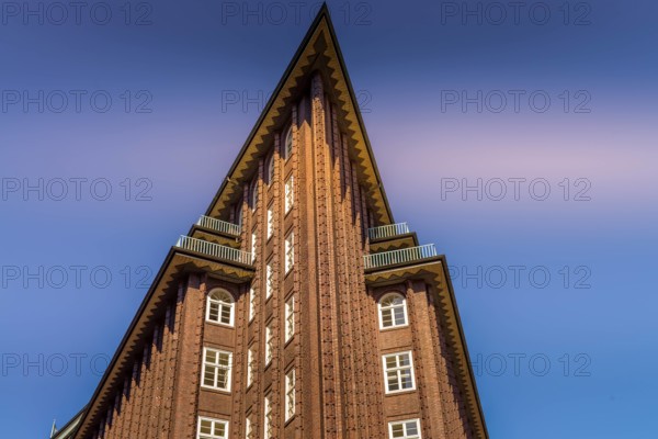Chilehaus Fischertwiete Kontorhausviertel Hamburg Deutschland *** Chilehaus Fischertwiete Konto