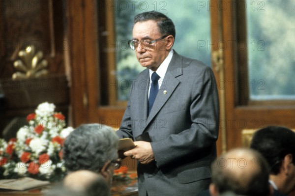 Bildnummer: 52590435 Datum: 22.10.1985 Copyright: imago/Sven Simon
Außenminister Andrei Gromyko (UdSSR) , Personen; 1985, Politik; , quer, Kbdia, Einzelbild, Randbild, People
Bildnummer 52590435 Date 22 10 1985 Copyright Imago Sven Simon Foreign Minister Andrei Gromyko USSR People 1985 politics horizontal Kbdia Single Edge image Celebrities