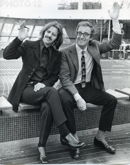 Beatle Ringo Starr and Peter Sellers May 1969 PUBLICATIONxINxGERxSUIxAUTxONLY 1013_010