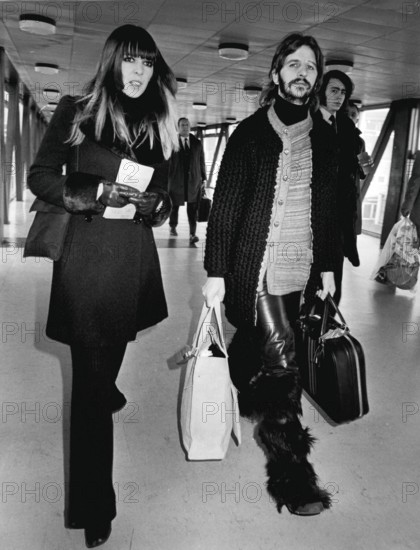 Beatle Ringo Starr with wife Maureen 1971 PUBLICATIONxINxGERxSUIxAUTxONLY Copyright xRoyxCummings