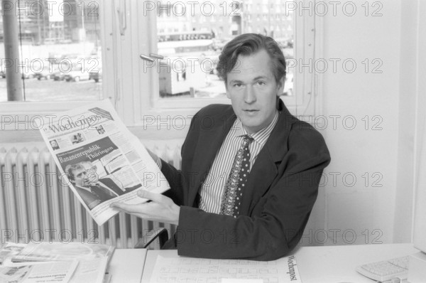 Mathias Döpfner (Journalist) 05/94 te Mathias Döpfner im Mai 1994 als Chefredakteur der Zeitung Wochenpost Deutschland d