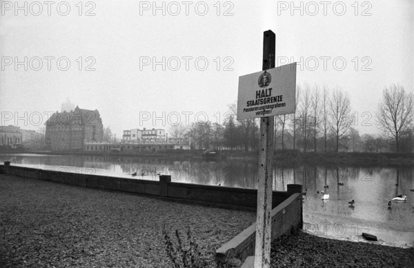 Deutschland, Guten, 06.01.1990. Archiv-Nr.: 12-07-26 Guben, von 1961 bis 1990 Wilhelm-Pieck-Stadt Guben ist eine Stadt i