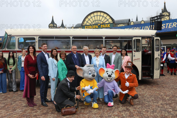 Jubilaeums-Pressekonferenz 50 Jahre Europapark Rust - 2025