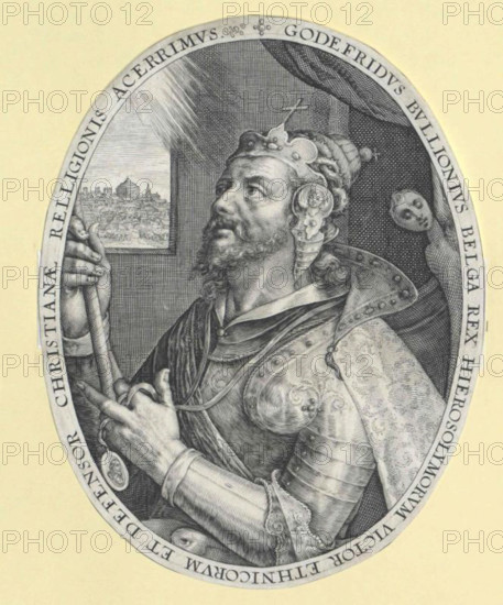 Gottfried von Bouillon. Copyright: xpiemagsx ausnl080421-132649 !ACHTUNG AUFNAHMEDATUM GESCHÄTZT!