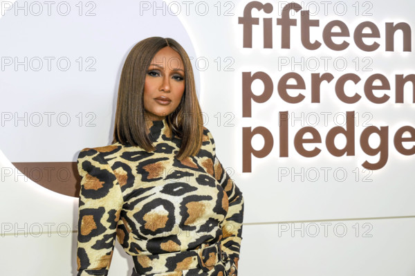 Iman Abdulmajid bei der Fifteen Percent Pledge Benefit Gala in der New York Public Library. New York, 02.04.2022 *** Ima