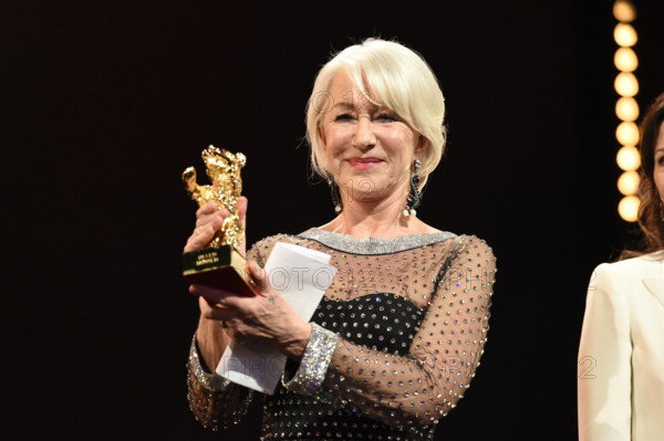 Helen Mirren bei der Verleihung des Goldenen Ehrenbären auf der Berlinale 2020 / 70. Internationale Filmfestspiele Berl