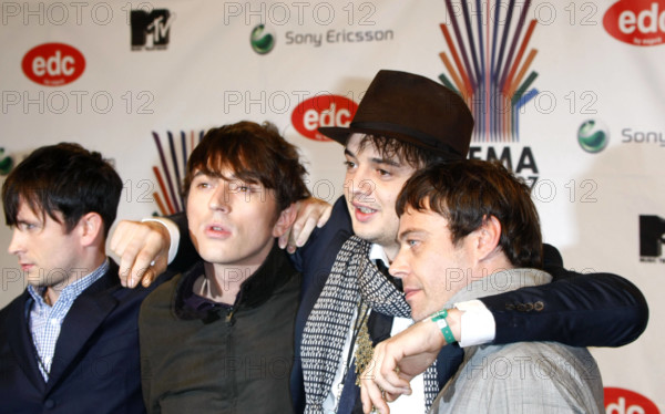 Pete Doherty and Babyshambles at the MTV Europe Music Awards in Munich - 01 November 2007 FAM21814 Copyright: x FAMOUSx