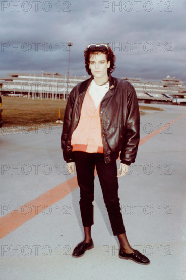 StÃ phanie (Stephanie) von Monaco am Flughafen Köln/Bonn // 07.04.1986 - Prinzessin StÃ phanie (Stephanie) von Monaco be