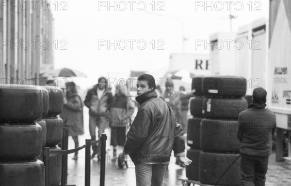 Stephanie von Monaco (Sängerin, Model) 10/84 stroe Stephanie von Monaco beim Grand Prix am Nürburgring im Oktober 1984 F