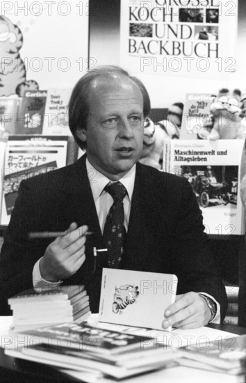 Jim Davis, 75. Geburtstag am 28. Juli Jim Davis (Cartoonist) 10/83 ru Jim Davis auf der Frankfurter Buchmesse im Oktober