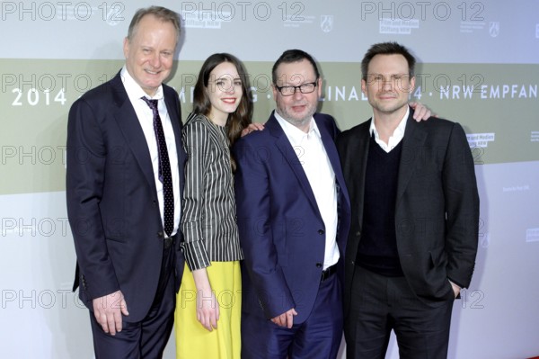 Stellan Skarsgard Stacy Martin Lars von Trier and Christian Slater attending the NRW Reception at