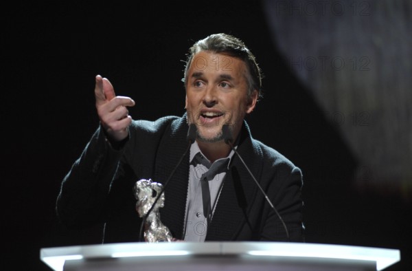 Regisseur Richard Linklater mit dem Silbernen Bären für die Beste Regie für den Film BOYHOOD währe