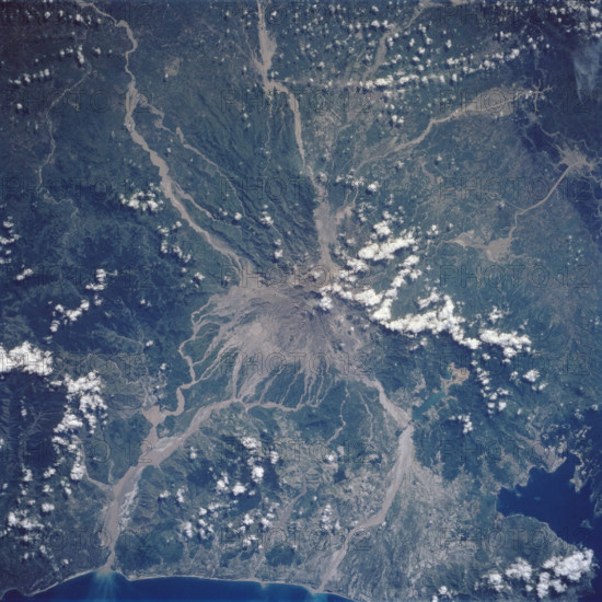 Mt. Pinatubo on the island of Luzon (15.0N, 120.0E) erupted catastrophically in June 1991 after over 600 years of inacti