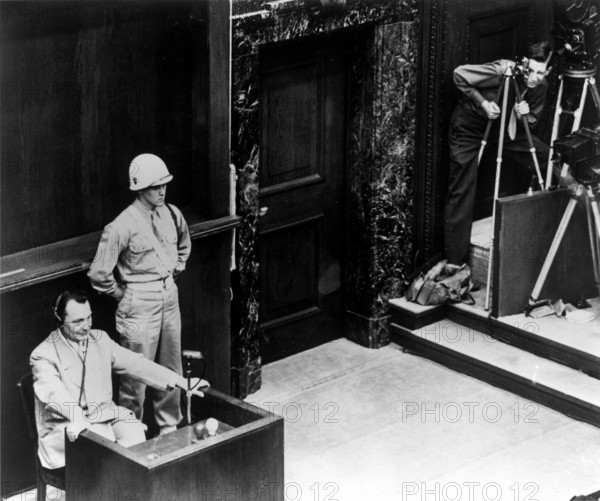 International Military Tribunal (IMT) November 20, 1945 - October 1, 1946 The defendant Hermann Göring testifying durin