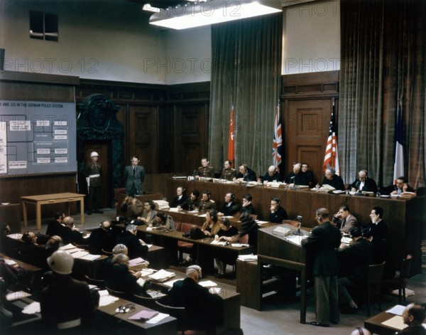 International Military Tribunal (IMT) November 20, 1945 - October 1, 1946 Court House, Room 600 (Justizgebäude, Fürther